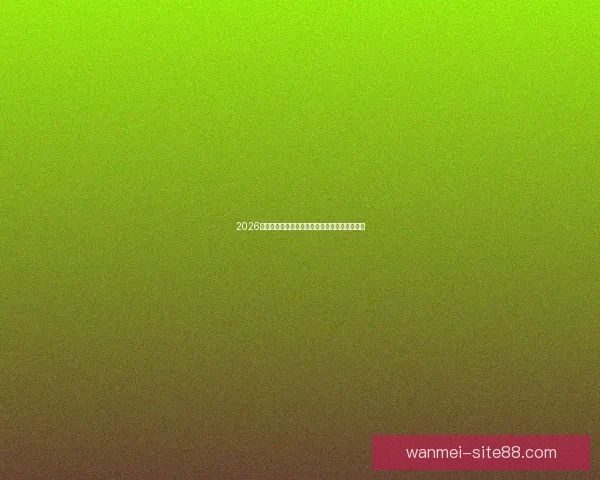 2026年世界杯完整赛程安排与各大赛事亮点全面解析